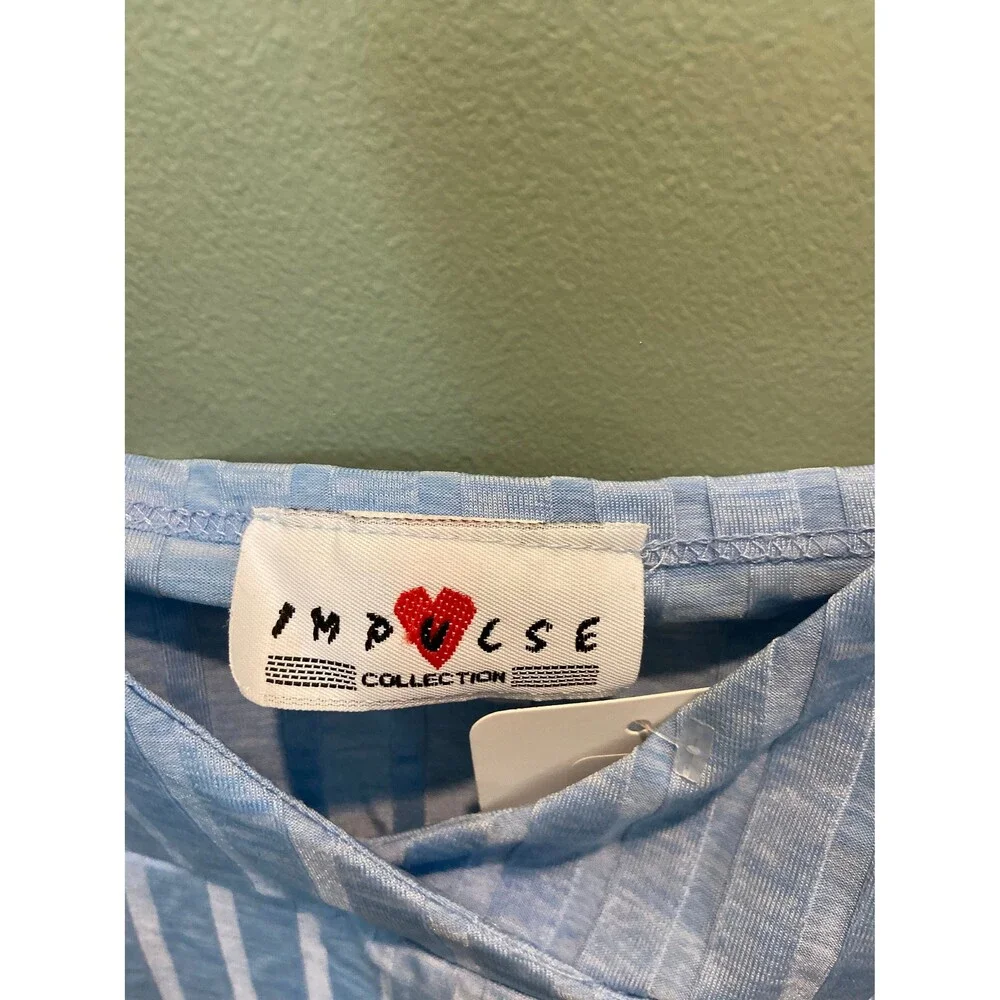 Impulse blue bandana top